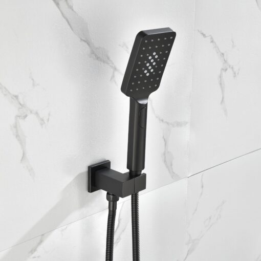 shower system matte black bathroom fixture
