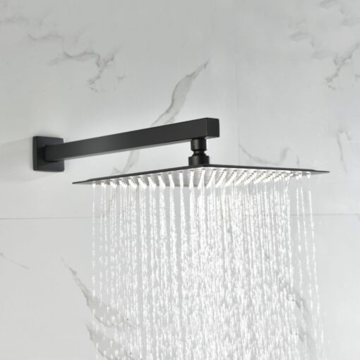 shower system matte black bathroom fixture