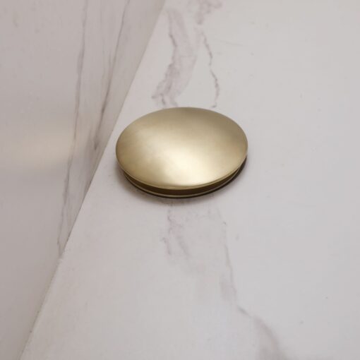 pop up drain brushed gold for bathroom sink