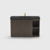 galan 48" smoked oak bathroom vanity