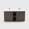 galan 60" smoked oak bathroom vanity