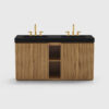 galan 60" light oak bathroom vanity