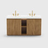 galan 60" light oak bathroom vanity