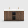 galan 60" winston walnut bathroom vanity