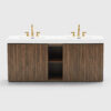 galan 72" winston walnut bathroom vanity