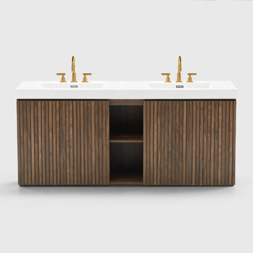 galan 72" winston walnut bathroom vanity