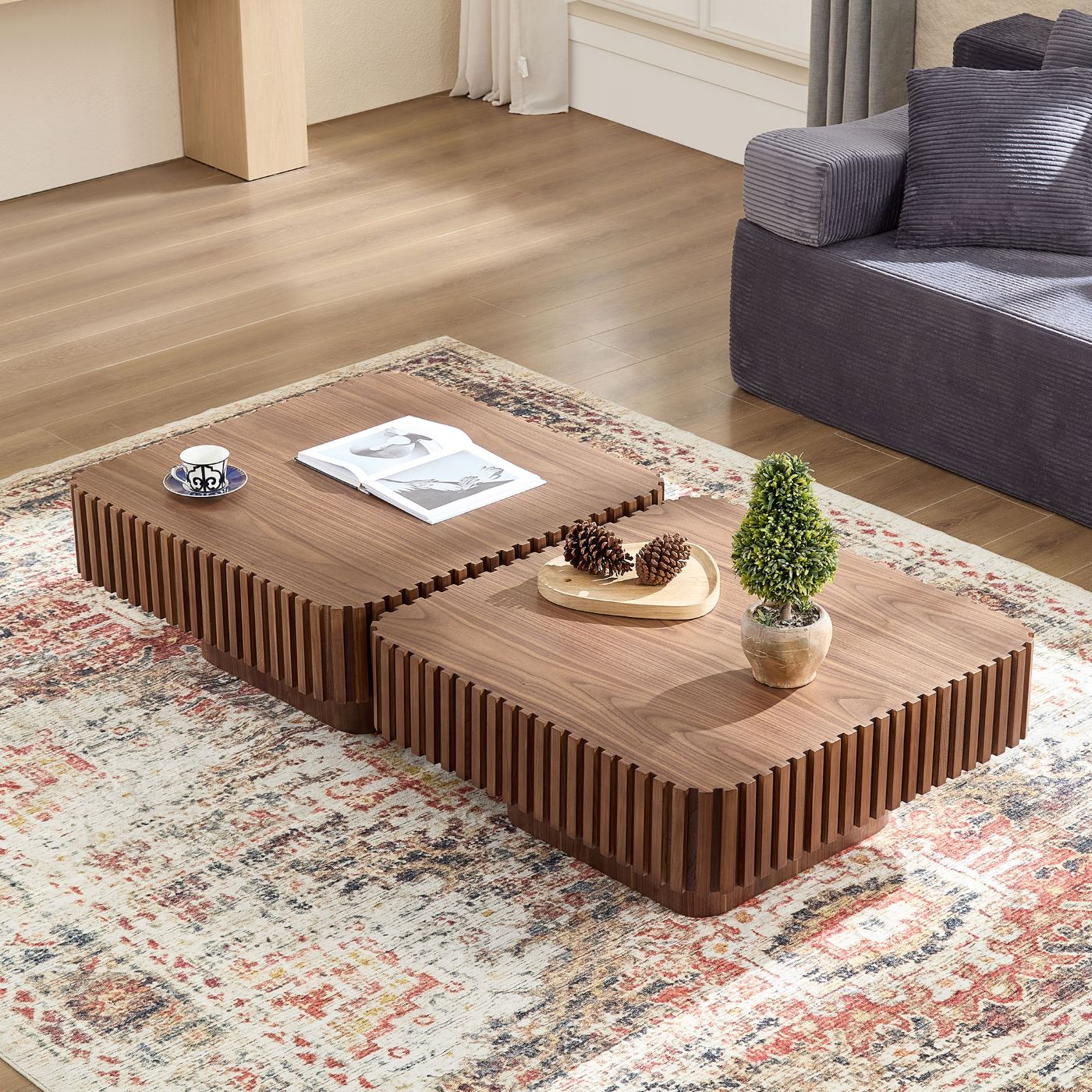 modern square coffee table for living room