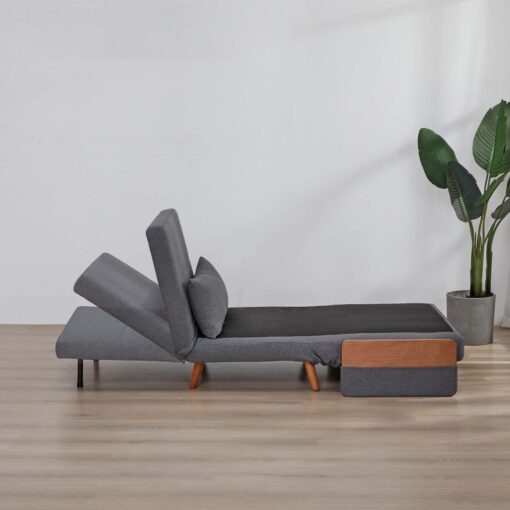 trio modern convertible sleeper sofa bed