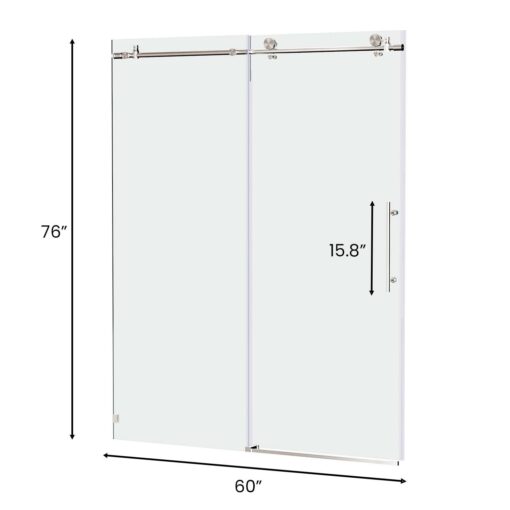 tr tn 60 x 76 white shower door