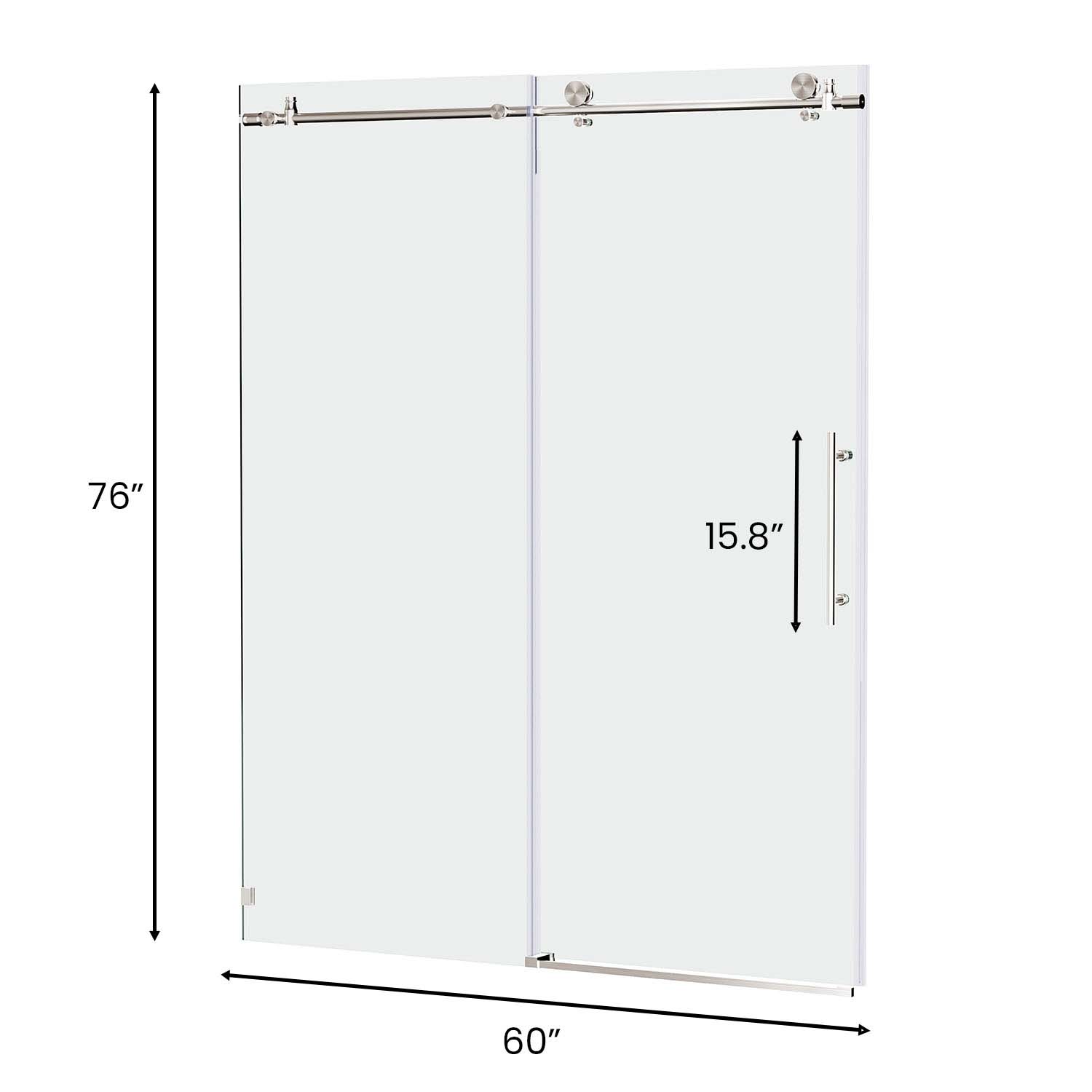 tr tn 60 x 76 white shower door