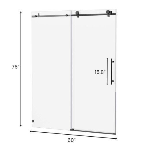 tr tn 60 x 76 white shower door