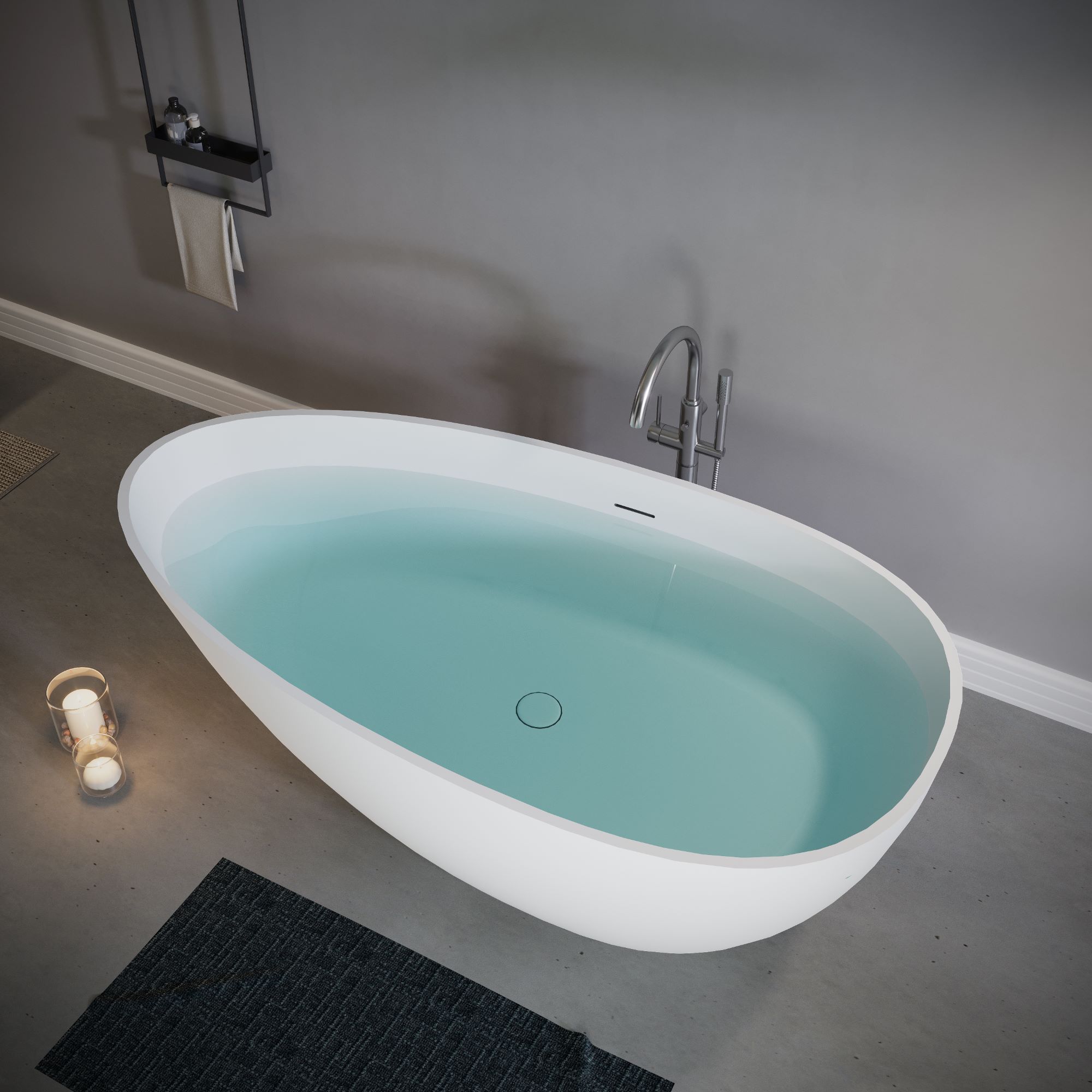 solid surface bathtub