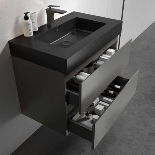 alice 30" gray bathroom vanity with sink