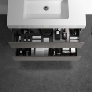 alice 36" gary bathroom vanity with sink