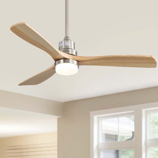 52 inch wood ceiling fan with 3 wood blade