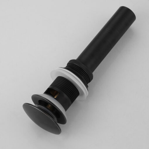 pop up drain matte black for bathroom sink