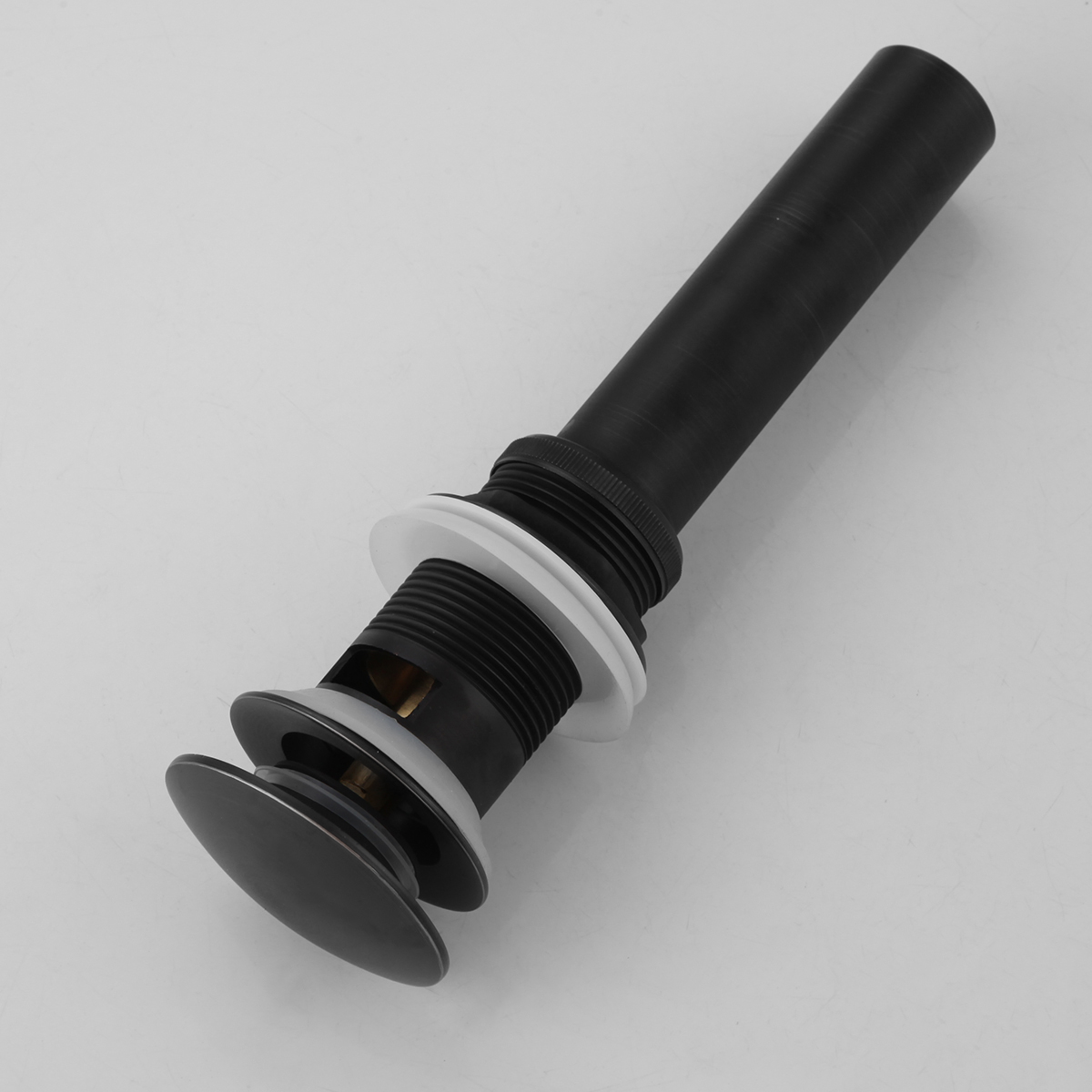 pop up drain matte black for bathroom sink