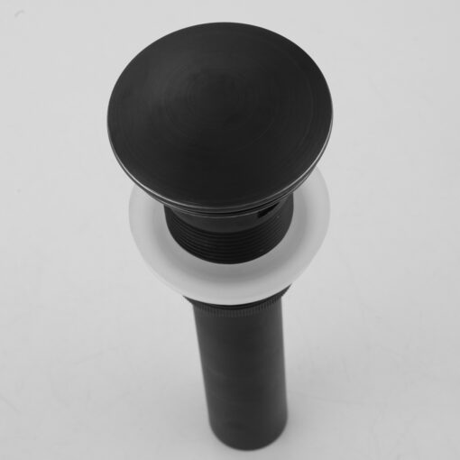 pop up drain matte black for bathroom sink