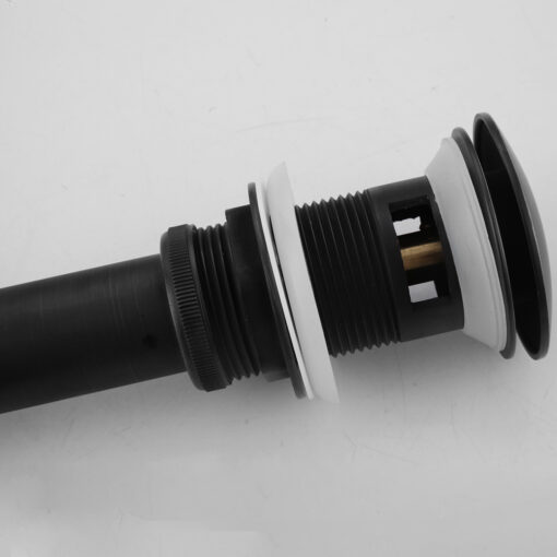 pop up drain matte black for bathroom sink