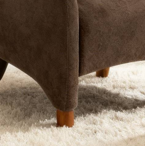 modern lazy chair with footrest ottoman