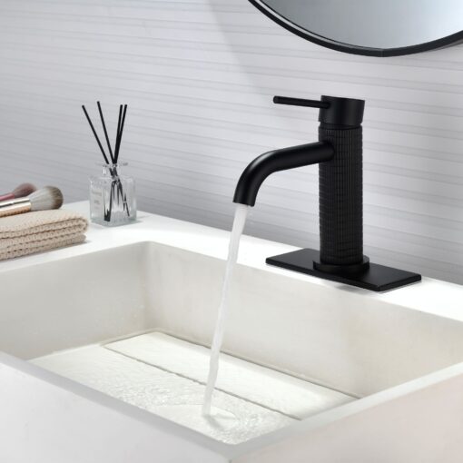 faucet single handle bathroom vanity sink