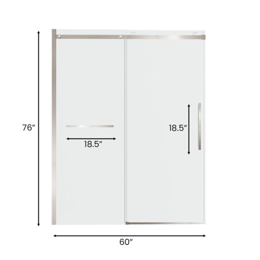 rm tn 60 x 76 white shower door