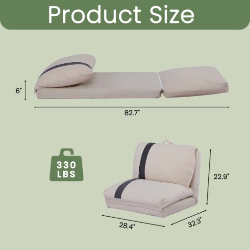 space saving foldable floor sofa bed