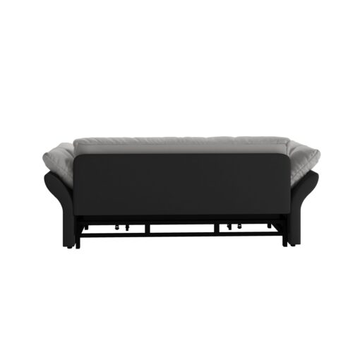 3 in 1 convertible sleeper tufted sofa