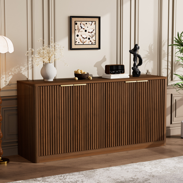 curved contour design storage cabinet