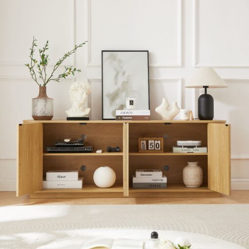natural sideboard storage cabinet tv stand