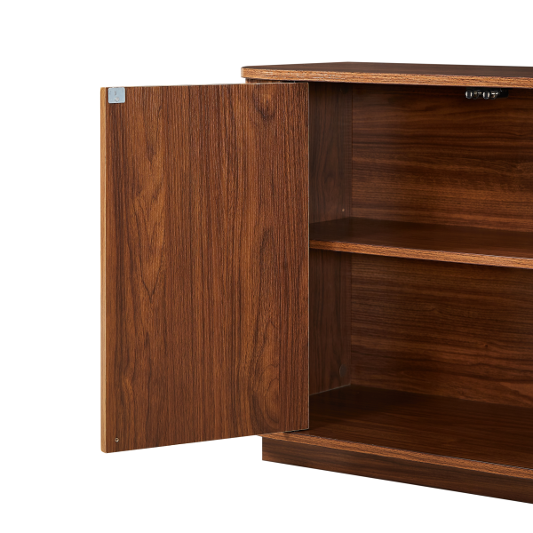 walnut sideboard storage cabinet tv cabinet