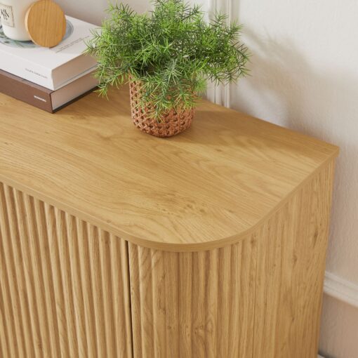 natural sideboard storage cabinet tv stand