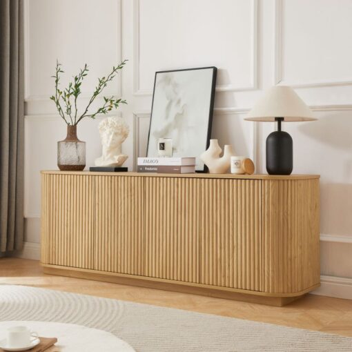 natural sideboard storage cabinet tv stand