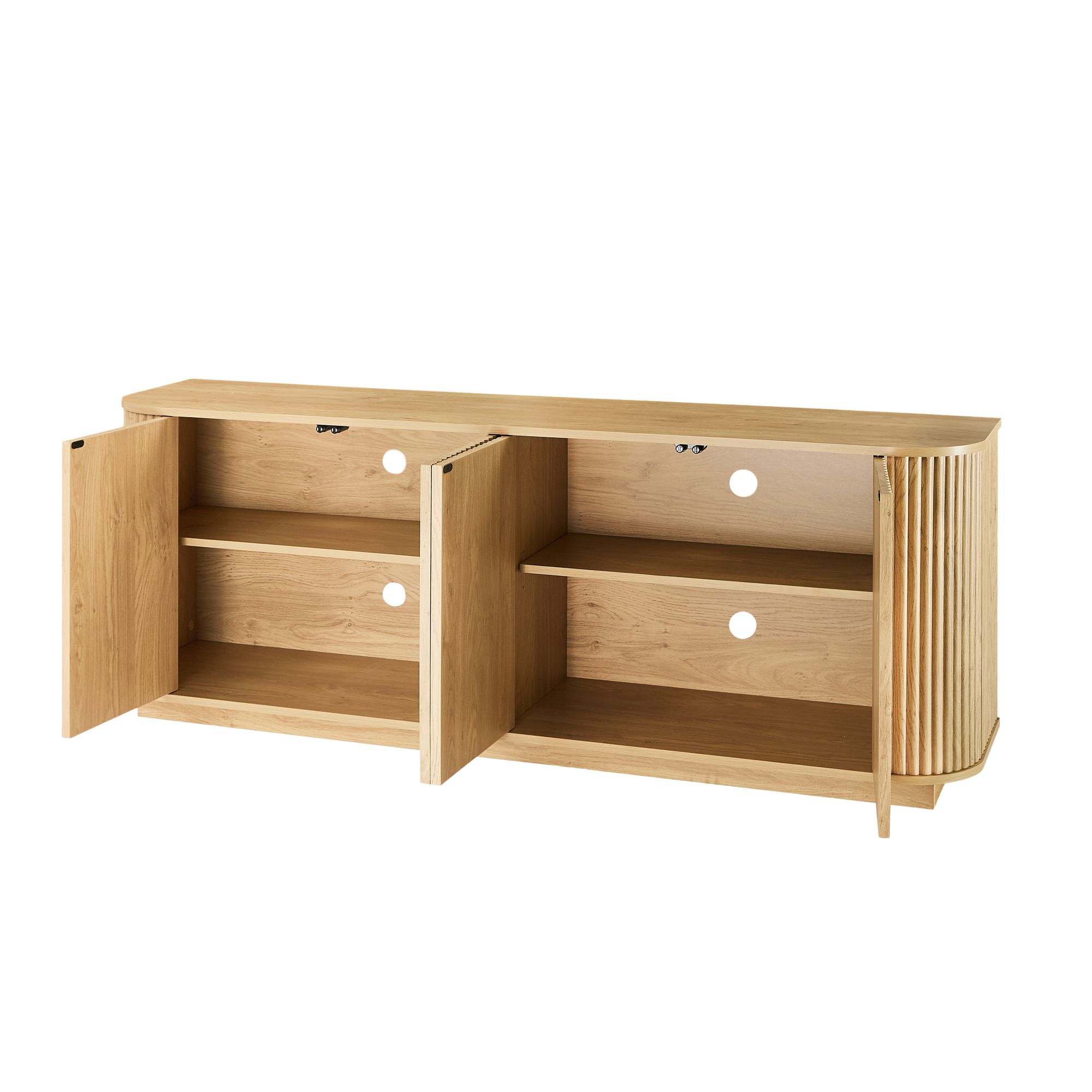 natural sideboard storage cabinet tv stand