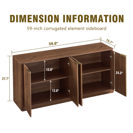 curved contour design storage cabinet