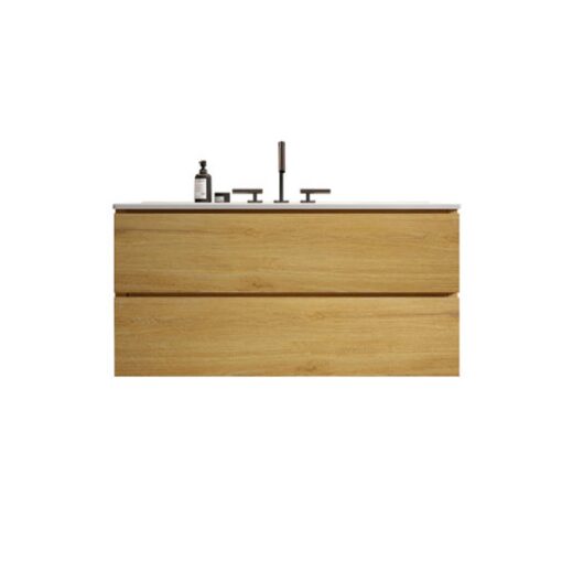 tia 36" natural oak bathroom vanity with sink
