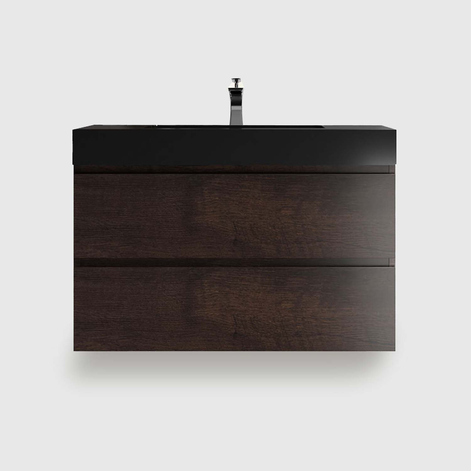 Alice 36" Walnut Bathroom Vanity with Sink