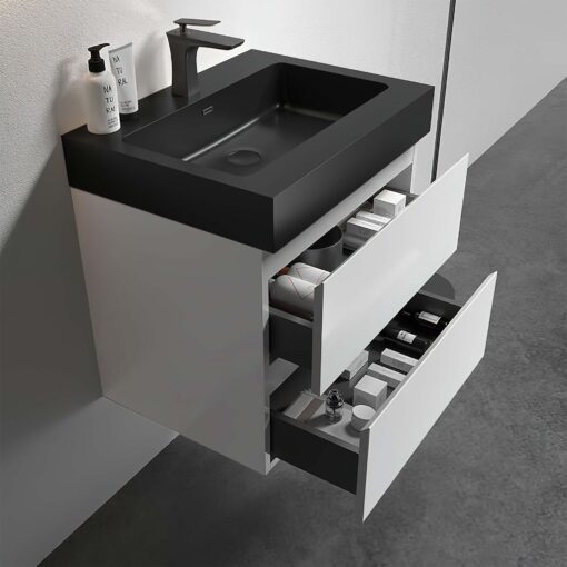 alice 24" walnut bathroom vanity with sink