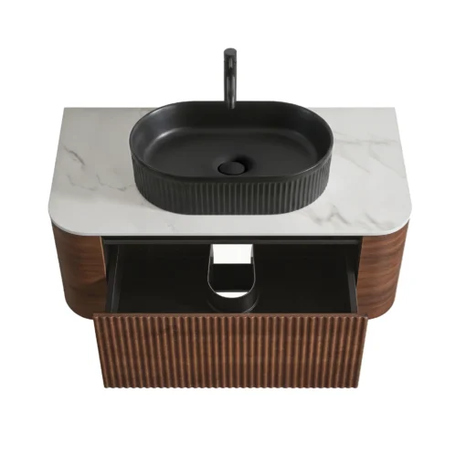 erba 36w walnut bathroom vanity with sink