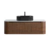 erba 48w walnut bathroom vanity with sink